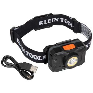 56414 Klein Tools Rechargeable 2-Color LED Headlamp with Adjustable Strap