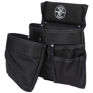 5701 Klein Tools Tool Pouch, PowerLine&trade; Series 8-Pocket Tool Pouch, Black Nylon