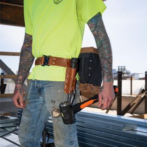 5826L Klein Tools Quick Release Leather Belt, Large