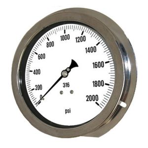 6004-4RM PIC Gauges Pressure Gauge, 6