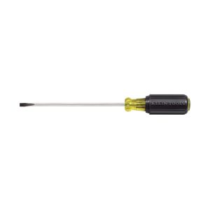 601-10 Klein Tools 3/16-Inch Cabinet Screwdriver, 10-Inch Round Shank
