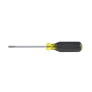 601-4 Klein Tools 3/16-Inch Cabinet Screwdriver, 4-Inch Round Shank