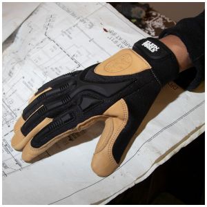 60188 Klein Tools Leather Work Gloves, Large, Pair