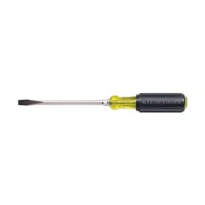 602-4 Klein Tools 1/4-Inch Keystone Screwdriver, 4-Inch Round Shank