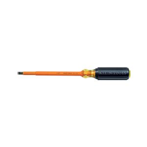 602-7-INS Klein Tools Insulated Screwdriver, 5/16-Inch Cabinet, 7-Inch Round Shank