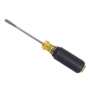 605-4 Klein Tools 1/4-Inch Cabinet Screwdriver, 4-Inch Round Shank