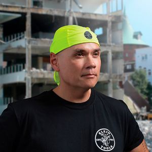 60546 Klein Tools Cooling Do Rag, High-Visibility Yellow, 2-Pack