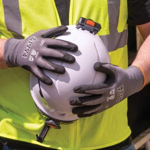 60587 Klein Tools Knit Dipped Gloves, Cut Level A4, Touchscreen, Small, 2-Pair