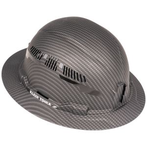 60626 Klein Tools Hard Hat, Premium KARBN&trade; Pattern, Vented Full Brim, Class C