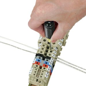 612-4 Klein Tools Terminal Block Screwdriver, 1/8-Inch Cabinet, TB-DIN