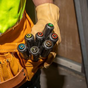 631 Klein Tools Nut Driver Set, 3-Inch Shafts, Cushion-Grip&trade;, 7-Piece