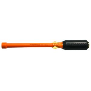 646716INS Klein Tools 7/16-Inch Insulated Nut Driver 6-Inch Hollow Shaft
