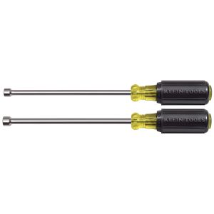 646M Klein Tools Nut Driver Set, Magnetic Nut Drivers, 6-Inch Shafts, 2-Piece