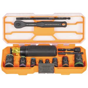 65242 Klein Tools Flip-16 KNECT&trade; Ratcheting Impact Flip Socket Screwdriver Set