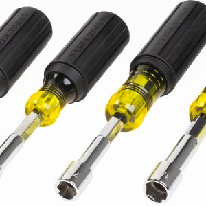 65456MAG Klein Tools Color-Coded Magnetic Hollow-Shaft Heavy-Duty Nut Driver Set, 6-Piece