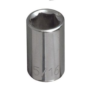 65608 Klein Tools 1/2-Inch Standard 6-Point Socket, 1/4-Inch Drive
