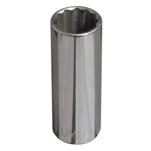 65829 Klein Tools 3/4-Inch Deep 12-Point Socket, 1/2-Inch Drive