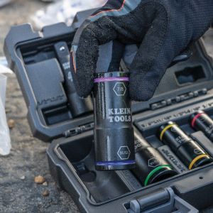 66073 Klein Tools Flip Impact Socket, 15/16 and 7/8-Inch