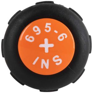 6956INS Klein Tools Slim-Tip 1000V Insulated Screwdriver, #1 Phillips, 6-Inch Round Shank