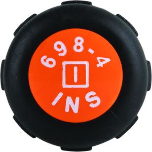 6984INS Klein Tools Slim-Tip 1000V Insulated Screwdriver, #1 Square, 4-Inch Round Shank