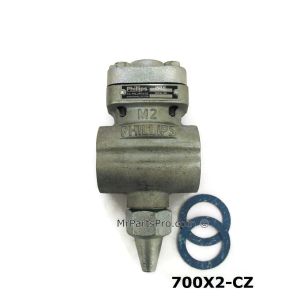 Check Valve, In-Line Piston Type W/ 705-5L 2 PSI Spring, Flanged 1  Less Flanges