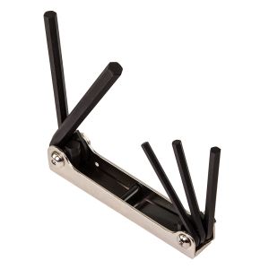 70579 Klein Tools Folding Hex Key Set, 5-Key, SAE Sizes