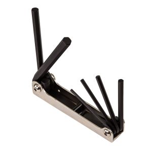 70580 Klein Tools Folding Hex Key Set, 6-Key, Metric Sizes