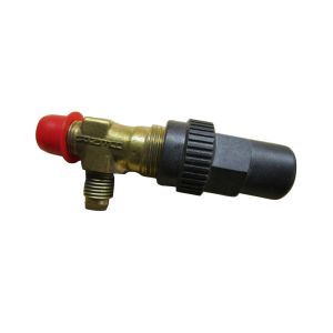 7761-B Henry Packless Valve, Brass Seal Cap Angle Shut-Off 1/4