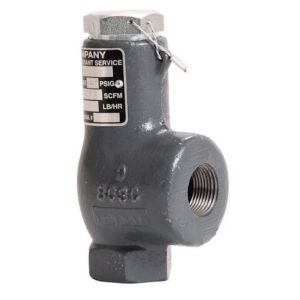 100 PSI 1/2 FNPT X 3/4 FNPT Ductile Iron Relief Valve
