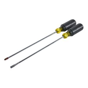 85072 Klein Tools Screwdriver Set, Long Blade Slotted and Phillips, 2-Piece