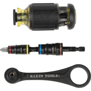 85515HD Klein Tools Flip Socket, Mini Ratchet and Multi-Bit Driver Set, 3-Piece