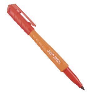 86121 Klein Tools Skribes&trade; Fine Tip Permanent Marker, Red, 1-Pack