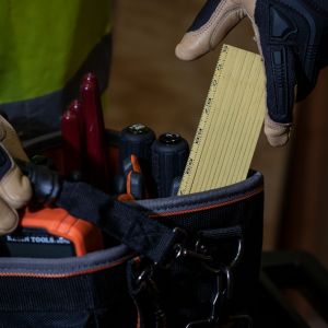 910-6 Klein Tools Fiberglass Folding Rule, Inside Reading