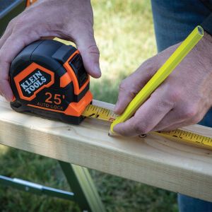 9125AL Klein Tools Tape Measure, 25-Foot Single-Hook Auto-Lock