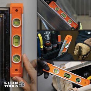 935 Klein Tools Torpedo Level, 3 Vial, 9-Inch