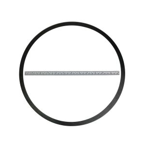 93559A Vilter Flange Gasket, 13 X 12 X 1/16, with ruler.