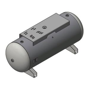 A10026 Samuel Horizontal Air Receiver | 20 Gallons | 200 PSI-Standard-None-Standard | 175 SCFM Tank Kit - Gauge, SRV, & Ball Valve