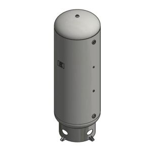 A10055 Samuel Vertical Air Receiver | 400 Gallons | 165 PSI-Powder-None-Blue-TK2-3003504556 | Kit w/ Drain - Gauge, SRV, Ball Va