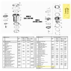 Vilter A32728A, Plug 320 Cylinder Assembly
