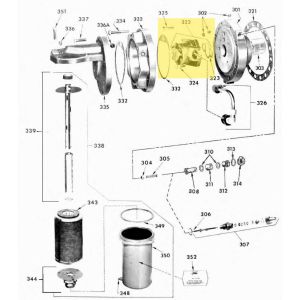 A33683A, Vilter, PUMP 320 OIL W/GASKET
