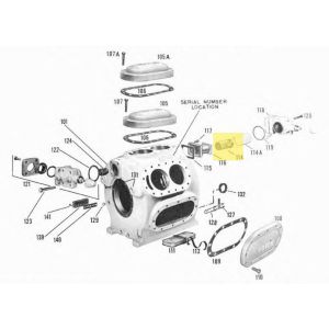 Vilter A33778A, Screen 3-1/2 Suction 325-6-7