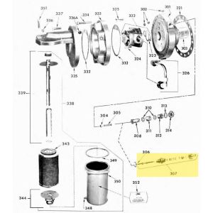 Vilter A35034A, Valve 320 Oil Relief Old Style