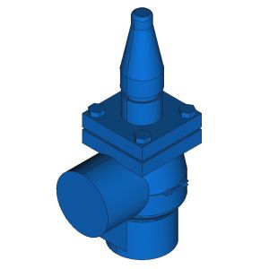Hansen AS200C, 2 RefrigerantE.Shut-off Valve Angle, Socket Weld, SC