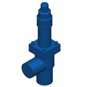 Hansen ATB075C, 3/4 Shut-off Valve, Angle, Bolted Bonnet, Threaded.SC