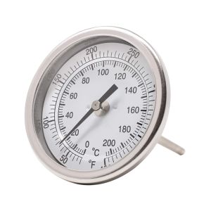 B3B4-PP PIC Bi-Metal Thermometer 3"  Dial, 4"  Stem, 50-400 &deg;F