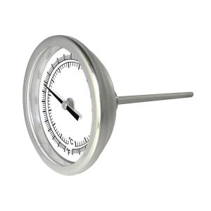 B5B6-PP PIC Bi-Metal Thermometer 5"  Dial, 6"  Stem, 50-400 &deg;F