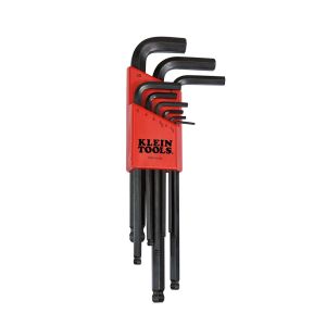 BLMK10, Klein Tools, Hex-Key Set 9-PC, L-Style Ball-End METRIC