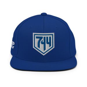 744 League Snapback Hat - Blue