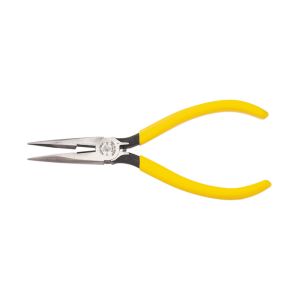 D203-6C Klein Tools Pliers, Needle Nose Side-Cutters with Spring, 6-Inch