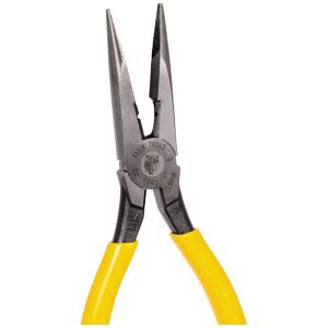D203-8N Klein Tools Pliers, Needle Nose Side Cutters with Stripping, 8-Inch